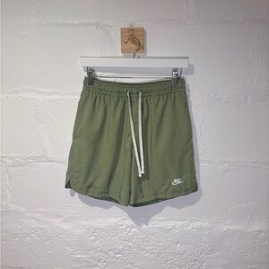 Nike Olive Drawstring Athletic Shorts